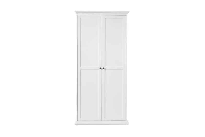 Vaatekaappi Anjou 96 cm 2 ovea - Valkoinen - Säilytys - Vaatesäilytys - Vaatekaappi