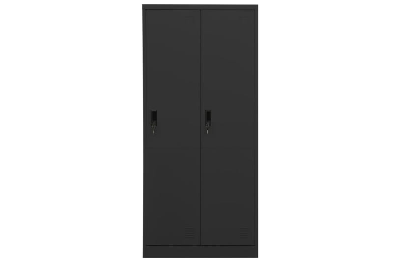 Vaatekaappi antrasiitti 80x50x180 cm teräs - Säilytys - Vaatesäilytys - Vaatekaappi