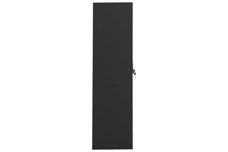 Vaatekaappi antrasiitti 80x50x180 cm teräs - Säilytys - Vaatesäilytys - Vaatekaappi