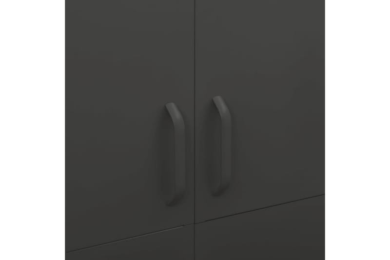 Vaatekaappi antrasiitti 90x50x180 cm teräs - Säilytys - Vaatesäilytys - Vaatekaappi