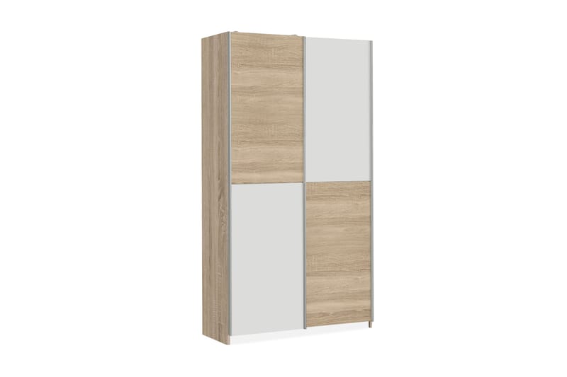Vaatekaappi Bankson 120x191 cm - Ruskea/Valkoinen - Säilytys - Vaatesäilytys - Vaatekaappi