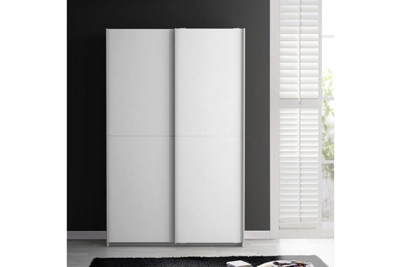 Vaatekaappi Bankson 120x191 cm - Valkoinen - Säilytys - Vaatesäilytys - Vaatekaappi