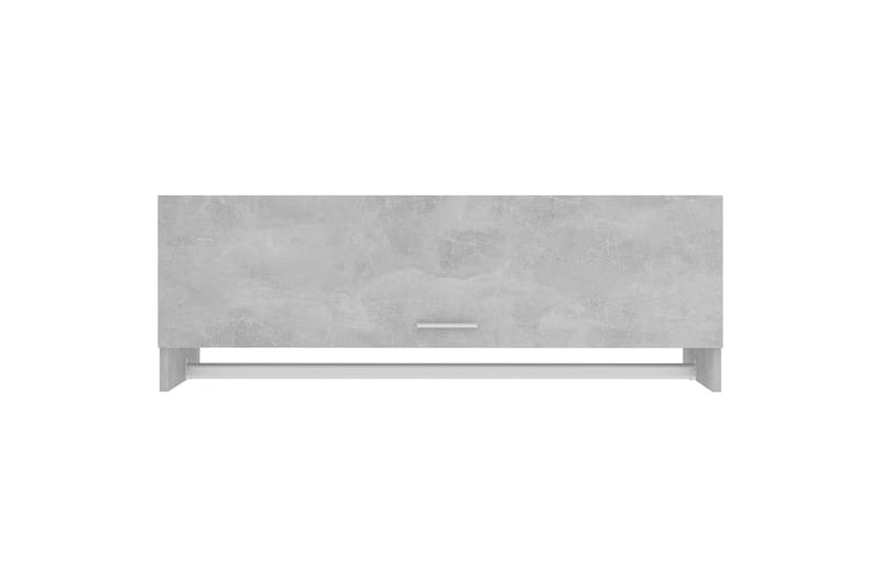 Vaatekaappi betoninharmaa 100x32,5x35 cm lastulevy - Säilytys - Vaatesäilytys - Vaatekaappi