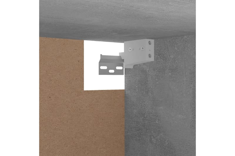 Vaatekaappi betoninharmaa 100x32,5x35 cm lastulevy - Säilytys - Vaatesäilytys - Vaatekaappi
