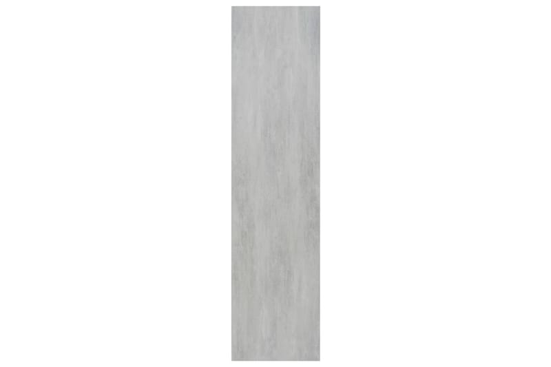 Vaatekaappi betoninharmaa 100x50x200 cm lastulevy - Harmaa - Säilytys - Vaatesäilytys - Vaatekaappi