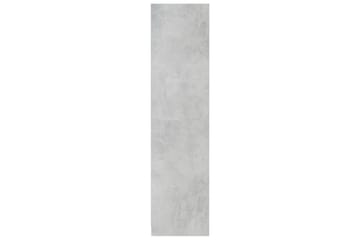 Vaatekaappi betoninharmaa 50x50x200 cm lastulevy - Harmaa - Säilytys - Vaatesäilytys - Vaatekaappi