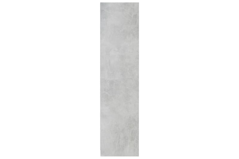 Vaatekaappi betoninharmaa 50x50x200 cm lastulevy - Harmaa - Säilytys - Vaatesäilytys - Vaatekaappi