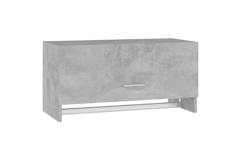 Vaatekaappi betoninharmaa 70x32,5x35 cm lastulevy - Säilytys - Vaatesäilytys - Vaatekaappi