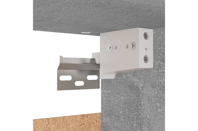 Vaatekaappi betoninharmaa 70x32,5x35 cm lastulevy - Säilytys - Vaatesäilytys - Vaatekaappi