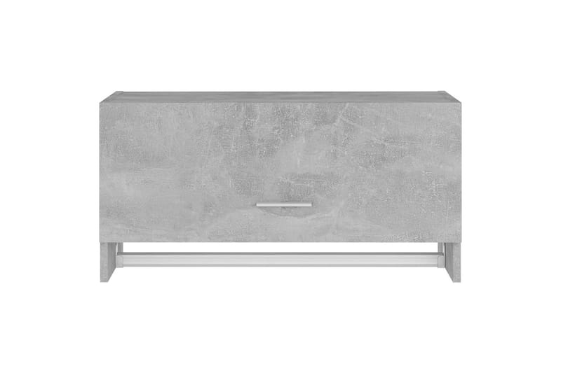 Vaatekaappi betoninharmaa 70x32,5x35 cm lastulevy - Säilytys - Vaatesäilytys - Vaatekaappi