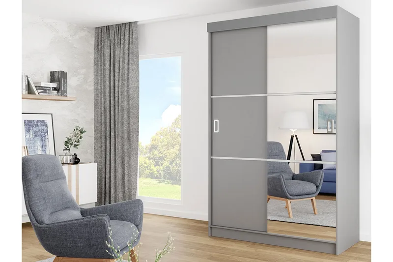 Vaatekaappi Bill 60x138 cm - Säilytys - Vaatesäilytys - Vaatekaappi