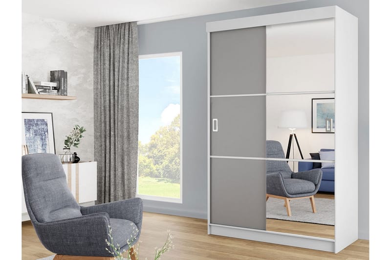 Vaatekaappi Bill 60x138 cm - Säilytys - Vaatesäilytys - Vaatekaappi