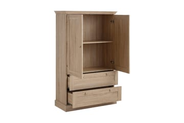 Vaatekaappi Borgela 85 cm - Ruskea - Säilytys - Vaatesäilytys - Vaatekaappi