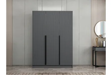 Vaatekaappi Cambrian 135 cm - Antrasiitti - Säilytys - Vaatesäilytys - Vaatekaappi