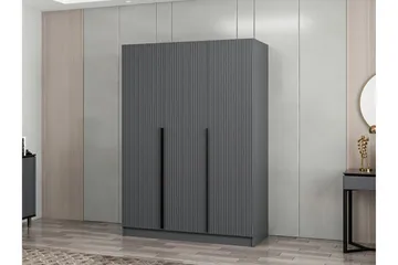 Vaatekaappi Cambrian 135 cm - Antrasiitti - Säilytys - Vaatesäilytys - Vaatekaappi