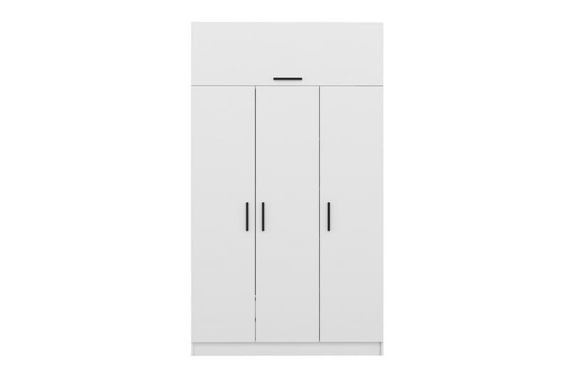 Vaatekaappi Cambrian 135 cm - Valkoinen - Säilytys - Vaatesäilytys - Vaatekaappi