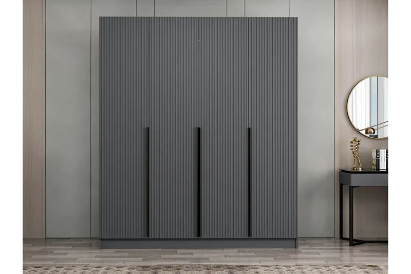 Vaatekaappi Cambrian 180 cm, Antrasiitti