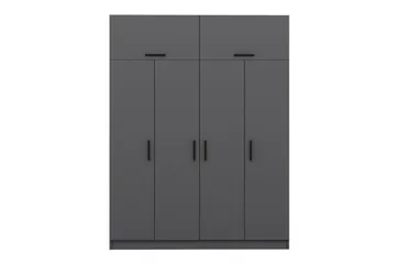 Vaatekaappi Cambrian 180 cm - Antrasiitti - Säilytys - Vaatesäilytys - Vaatekaappi