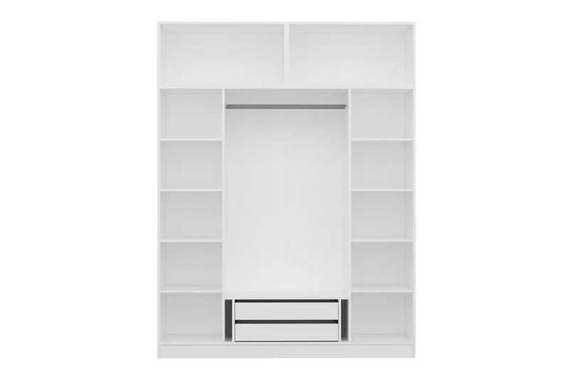 Vaatekaappi Cambrian 180 cm - Valkoinen - Säilytys - Vaatesäilytys - Vaatekaappi