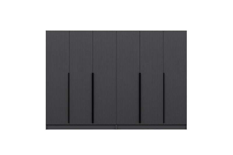 Vaatekaappi Cambrian 270 cm - Antrasiitti - Säilytys - Vaatesäilytys - Vaatekaappi