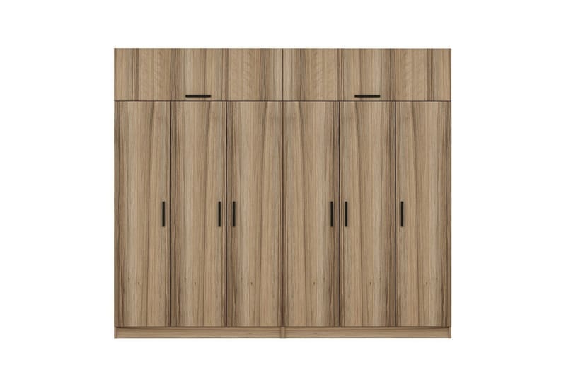 Vaatekaappi Cambrian 270 cm - Ruskea - Säilytys - Vaatesäilytys - Vaatekaappi