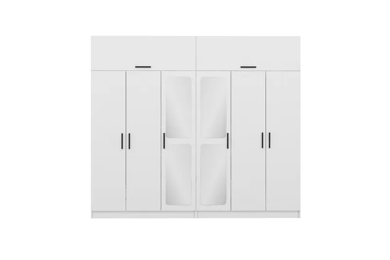 Vaatekaappi Cambrian 270 cm - Valkoinen - Säilytys - Vaatesäilytys - Vaatekaappi
