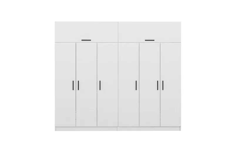 Vaatekaappi Cambrian 270 cm - Valkoinen - Säilytys - Vaatesäilytys - Vaatekaappi