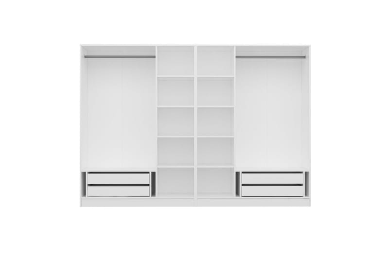 Vaatekaappi Cambrian 270 cm - Valkoinen - Säilytys - Vaatesäilytys - Vaatekaappi