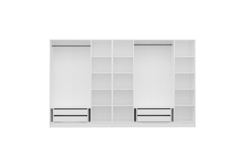 Vaatekaappi Cambrian 315 cm - Valkoinen - Säilytys - Vaatesäilytys - Vaatekaappi