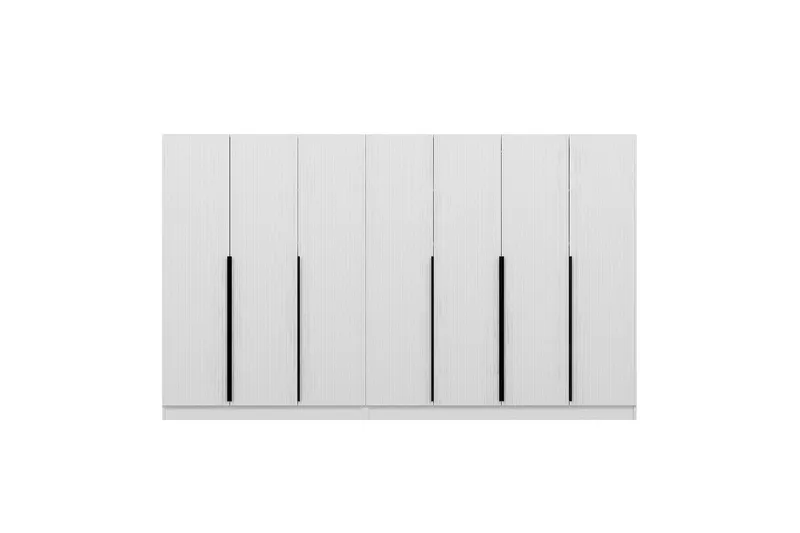 Vaatekaappi Cambrian 315 cm - Valkoinen - Säilytys - Vaatesäilytys - Vaatekaappi