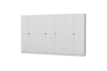 Vaatekaappi Cambrian 315 cm - Valkoinen - Säilytys - Vaatesäilytys - Vaatekaappi