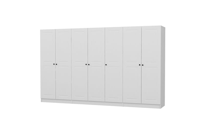 Vaatekaappi Cambrian 315 cm - Valkoinen - Säilytys - Vaatesäilytys - Vaatekaappi