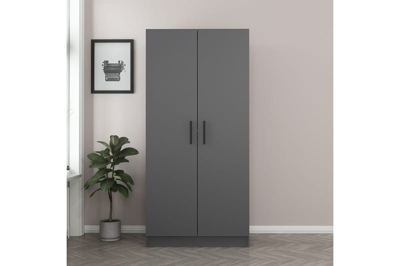 Vaatekaappi Cambrian 90 cm - Antrasiitti - Säilytys - Vaatesäilytys - Vaatekaappi