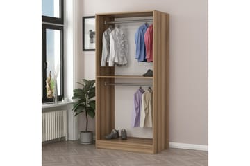 Vaatekaappi Cambrian 90 cm - Ruskea - Säilytys - Vaatesäilytys - Vaatekaappi