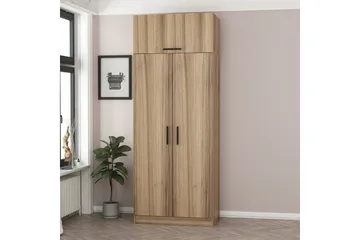 Vaatekaappi Cambrian 90 cm - Tammi - Säilytys - Vaatesäilytys - Vaatekaappi