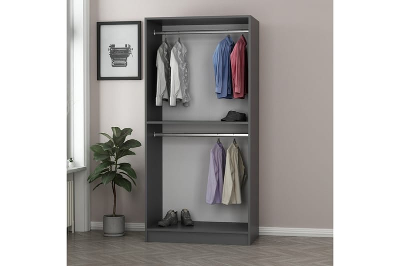 Vaatekaappi Cambrian 90 cm - Tammi - Säilytys - Vaatesäilytys - Vaatekaappi