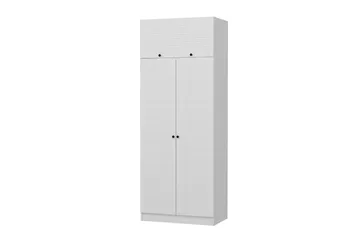 Vaatekaappi Cambrian 90 cm - Valkoinen - Säilytys - Vaatesäilytys - Vaatekaappi