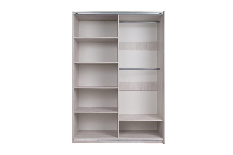Vaatekaappi Charon 150x68,5x215 cm - Tammi/Musta - Säilytys - Vaatesäilytys - Vaatekaappi