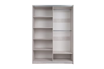 Vaatekaappi Charon 150x68,5x215 cm - Valkoinen - Säilytys - Vaatesäilytys - Vaatekaappi