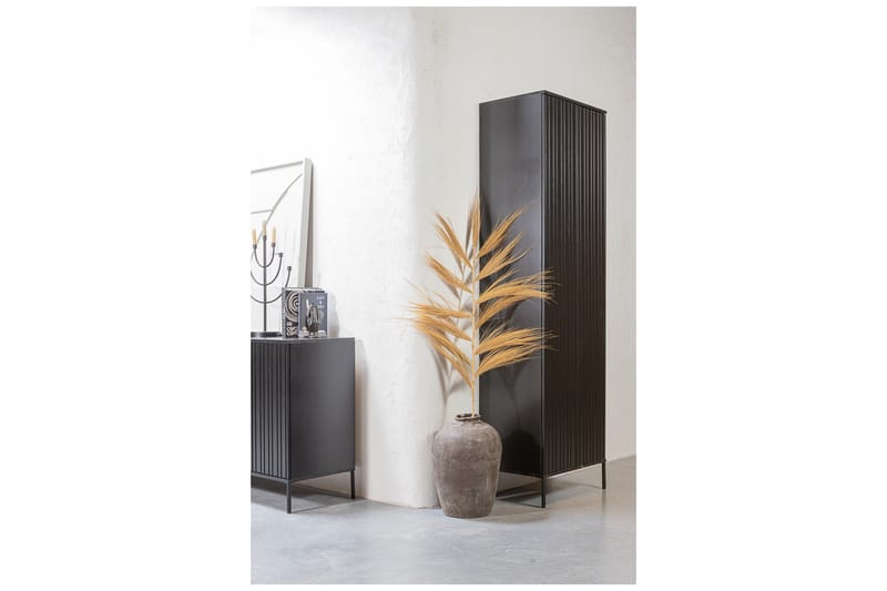 Vaatekaappi Cherepov 42x60 cm - Musta - Säilytys - Vaatesäilytys - Vaatekaappi