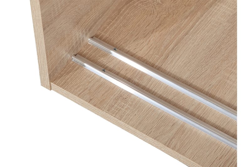 Vaatekaappi Collado peilillä 120 cm - Valkoinen - Säilytys - Vaatesäilytys - Vaatekaappi
