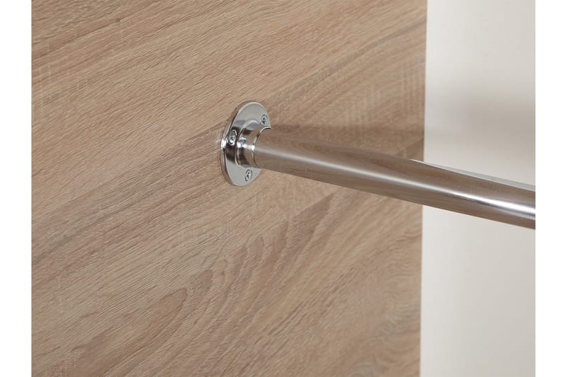 Vaatekaappi Collado peilillä 120 cm - Valkoinen - Säilytys - Vaatesäilytys - Vaatekaappi