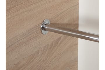 Vaatekaappi Collado peilillä 120 cm - Valkoinen - Säilytys - Vaatesäilytys - Vaatekaappi