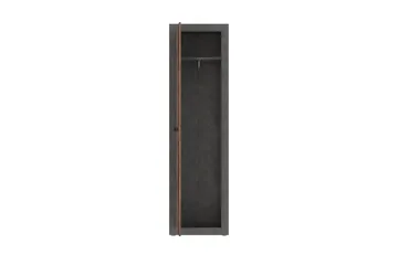 Vaatekaappi Dagopol 34x54 cm - Ruskea/Harmaa - Säilytys - Vaatesäilytys - Vaatekaappi