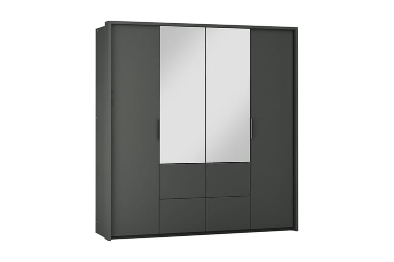 Vaatekaappi Dahlton 208 cm - Harmaa - Säilytys - Vaatesäilytys - Vaatekaappi