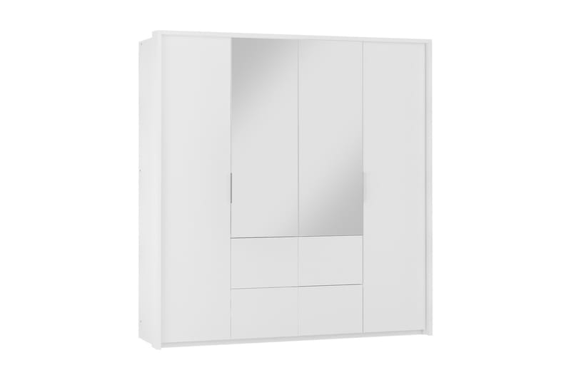Vaatekaappi Dahlton 208 cm, Valkoinen