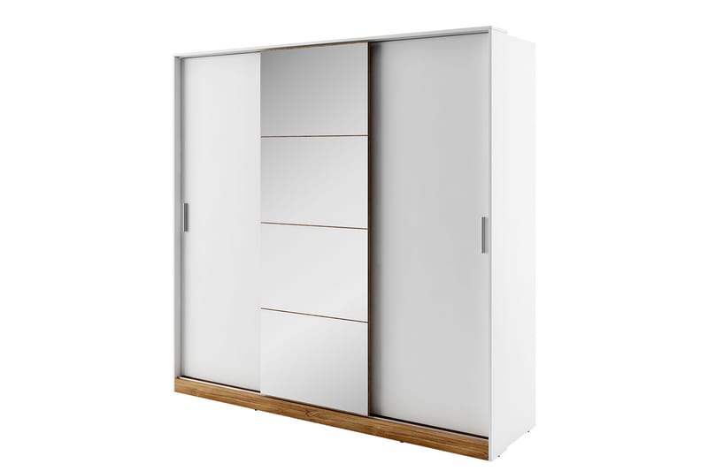 Vaatekaappi Dentro 220x63x215 cm - Valkoinen - Säilytys - Vaatesäilytys - Vaatekaappi