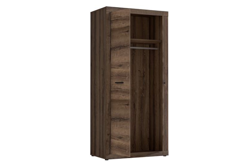 Vaatekaappi Dimitritov 52x94 cm - Ruskea - Säilytys - Vaatesäilytys - Vaatekaappi