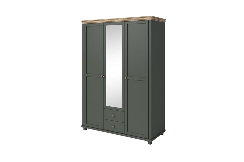 Vaatekaappi Drumin 42x90 cm - Vihreä/Luonnonväri - Säilytys - Vaatesäilytys - Vaatekaappi