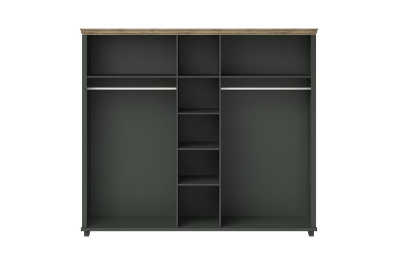 Vaatekaappi Drumin 42x90 cm - Vihreä/Luonnonväri - Säilytys - Vaatesäilytys - Vaatekaappi